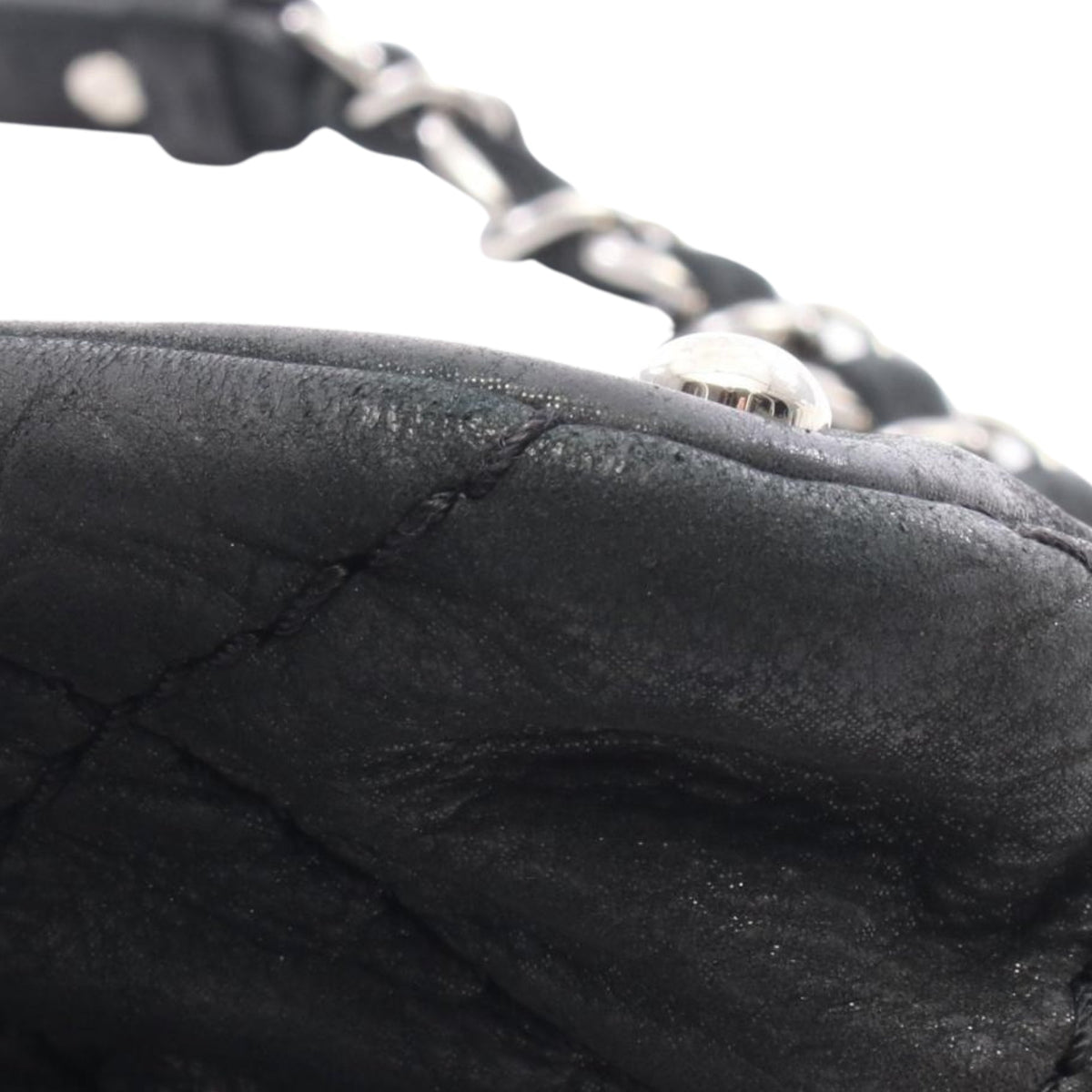 Chanel Large CC Quilted Iridescent Calfskin Sea Hit Tote