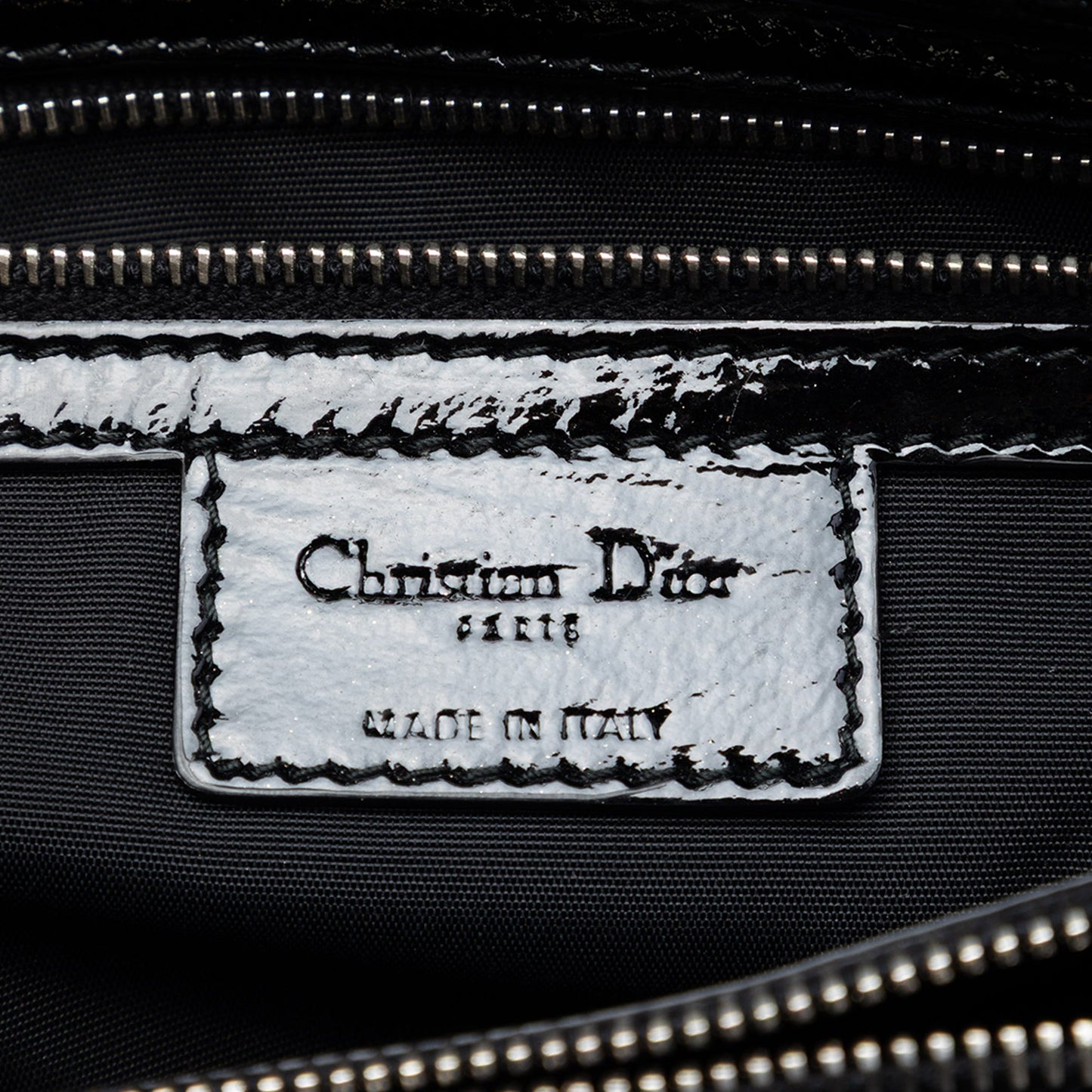 Dior Large Patent Cannage Lady Dior Soft Shopping Tote