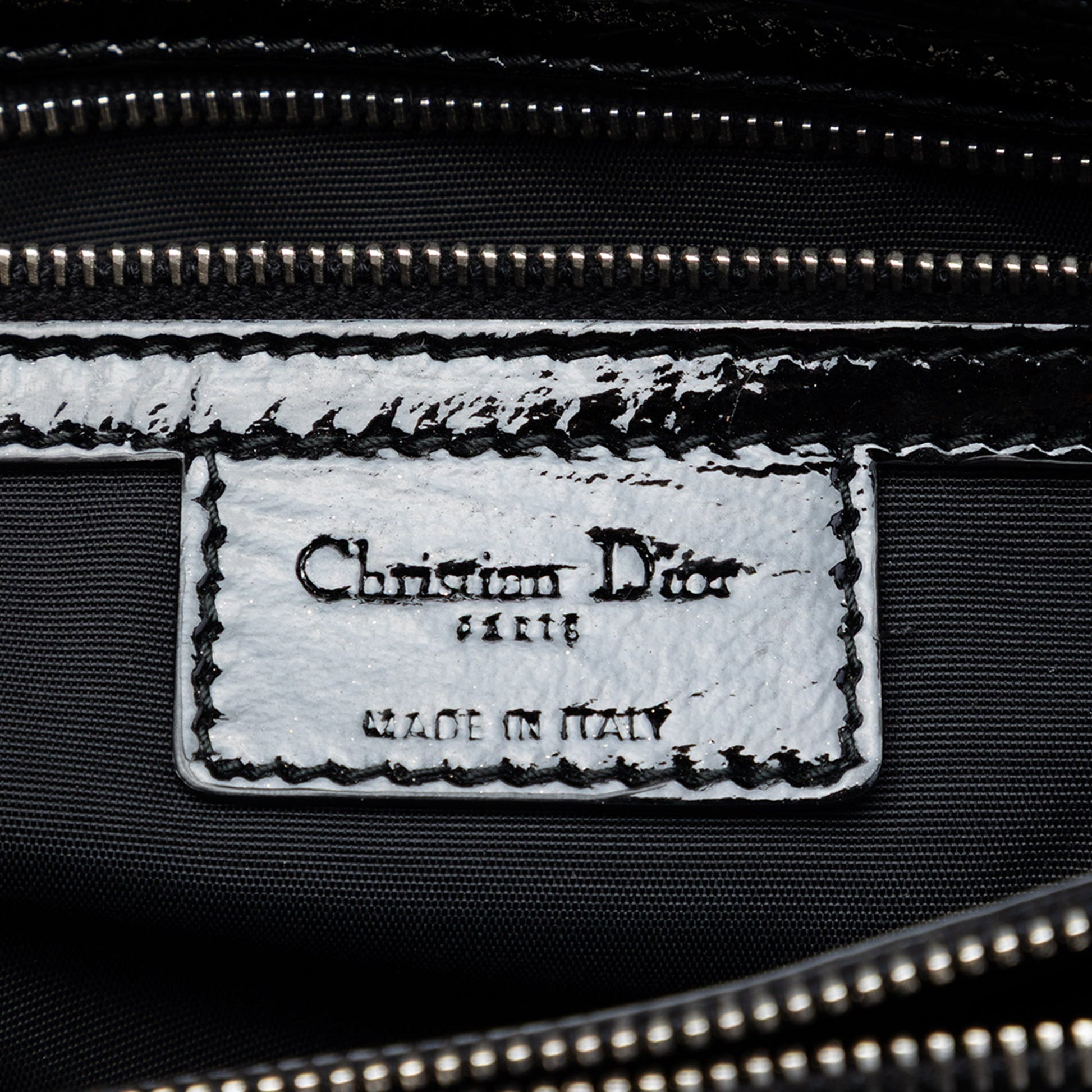Dior Large Patent Cannage Lady Dior Soft Shopping Tote
