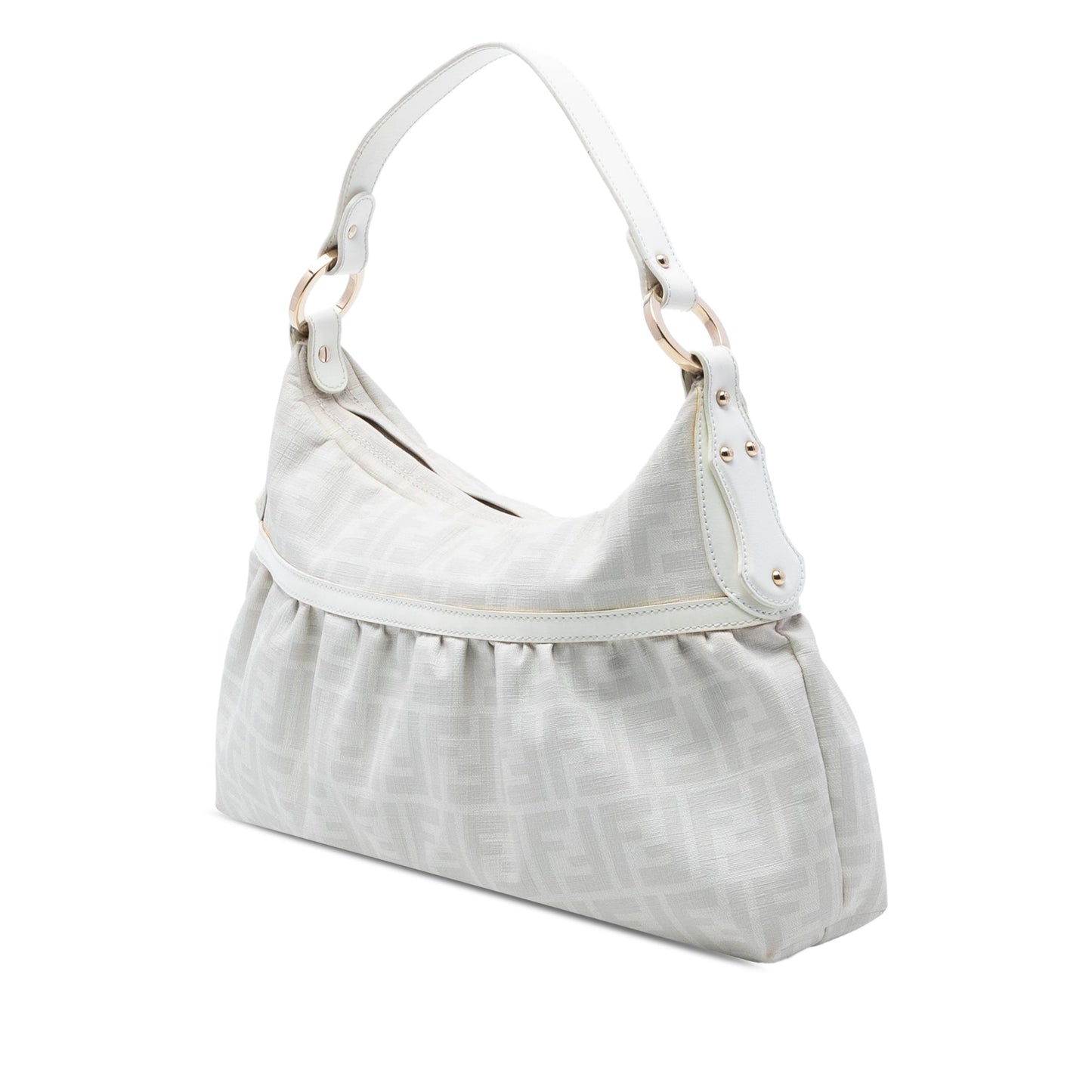 Fendi Zucca Coated Canvas Chef Shoulder Bag