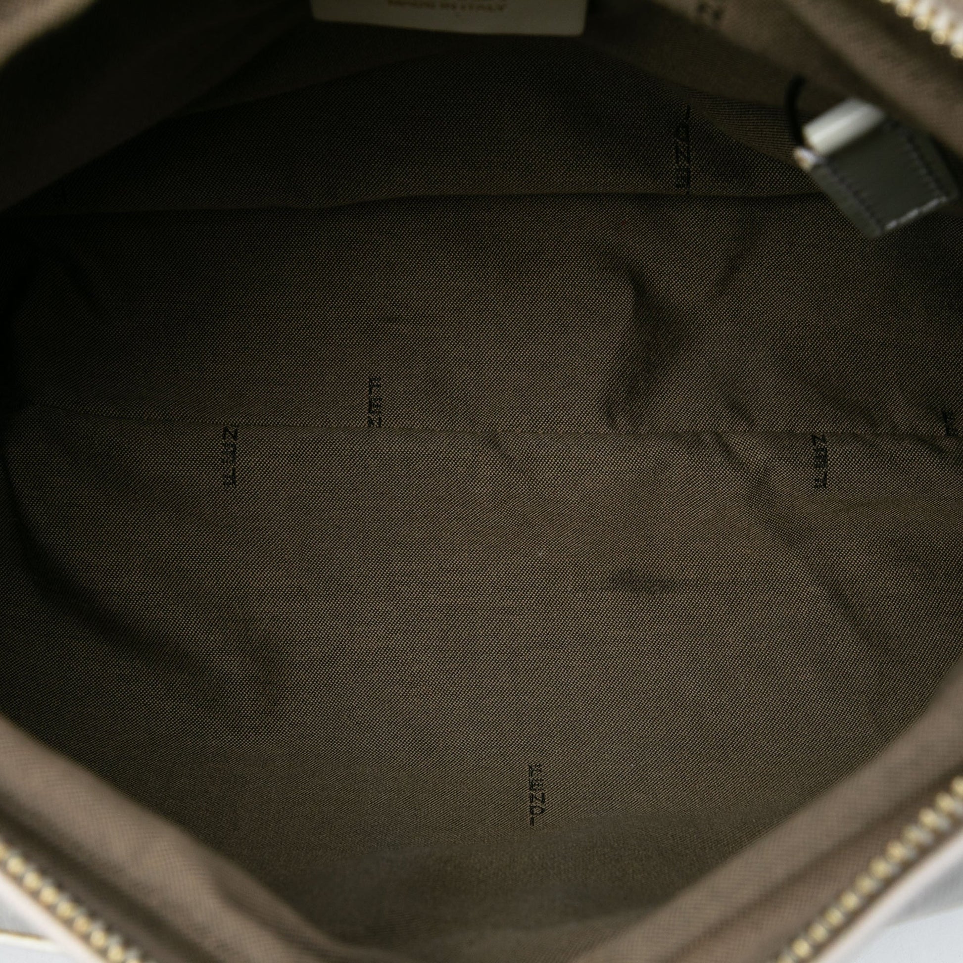 Fendi Zucca Coated Canvas Chef Shoulder Bag