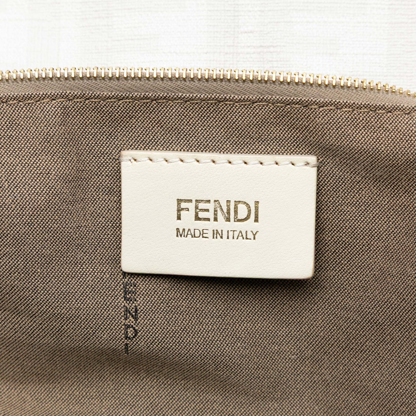 Fendi Zucca Coated Canvas Chef Shoulder Bag