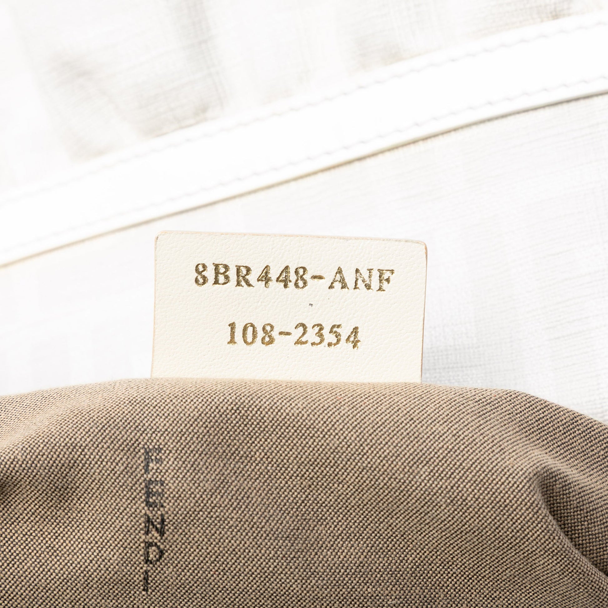 Fendi Zucca Coated Canvas Chef Shoulder Bag