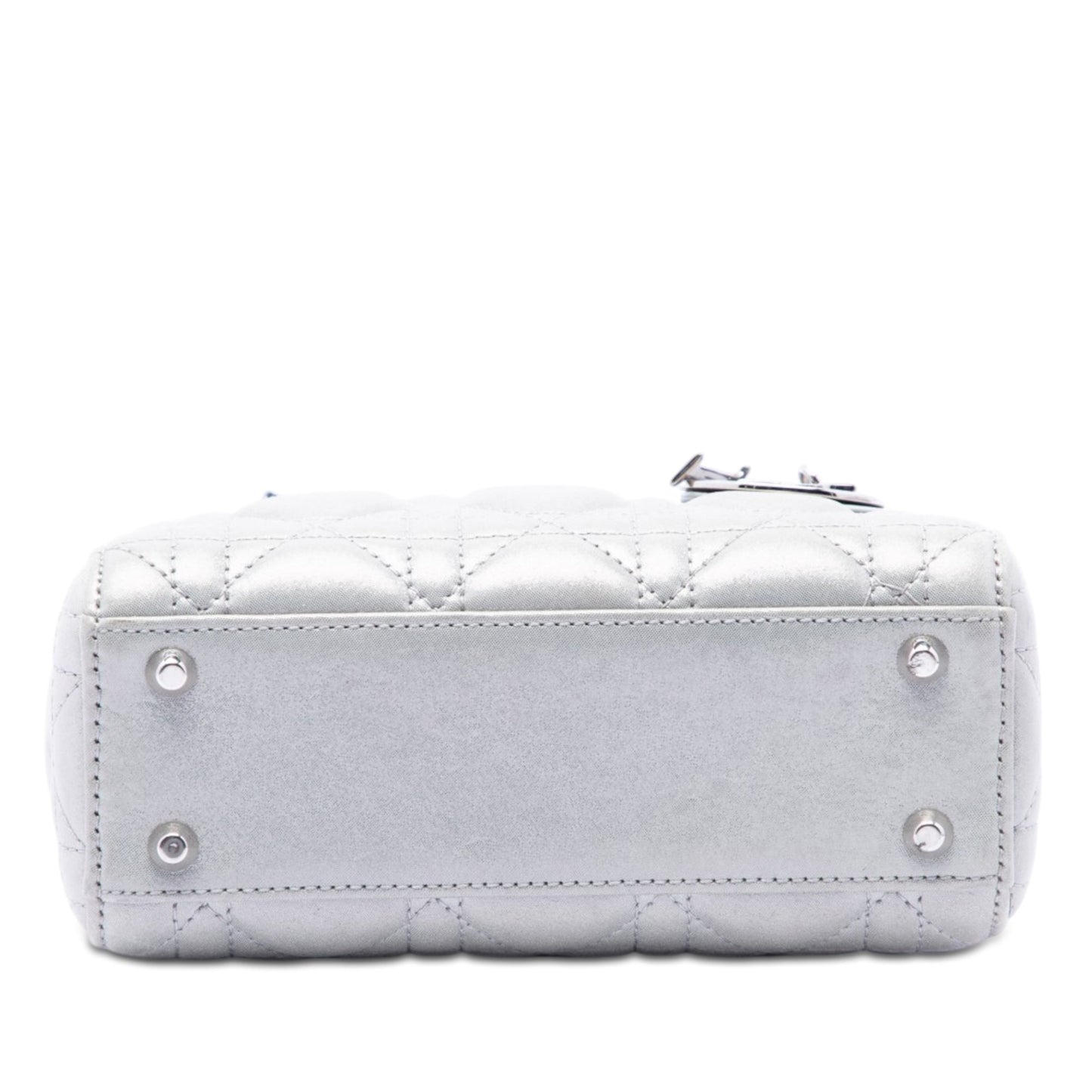 Dior Mini Iridescent Lambskin Cannage Lady Dior