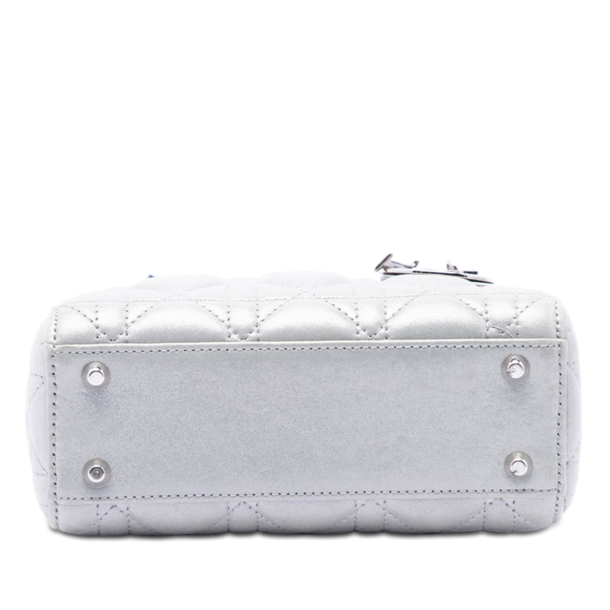 Dior Mini Iridescent Lambskin Cannage Lady Dior
