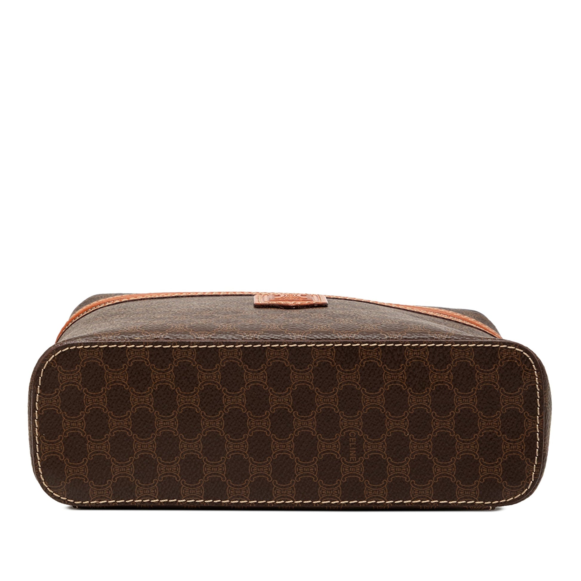 Celine Macadam Coated Canvas Vanity Bag