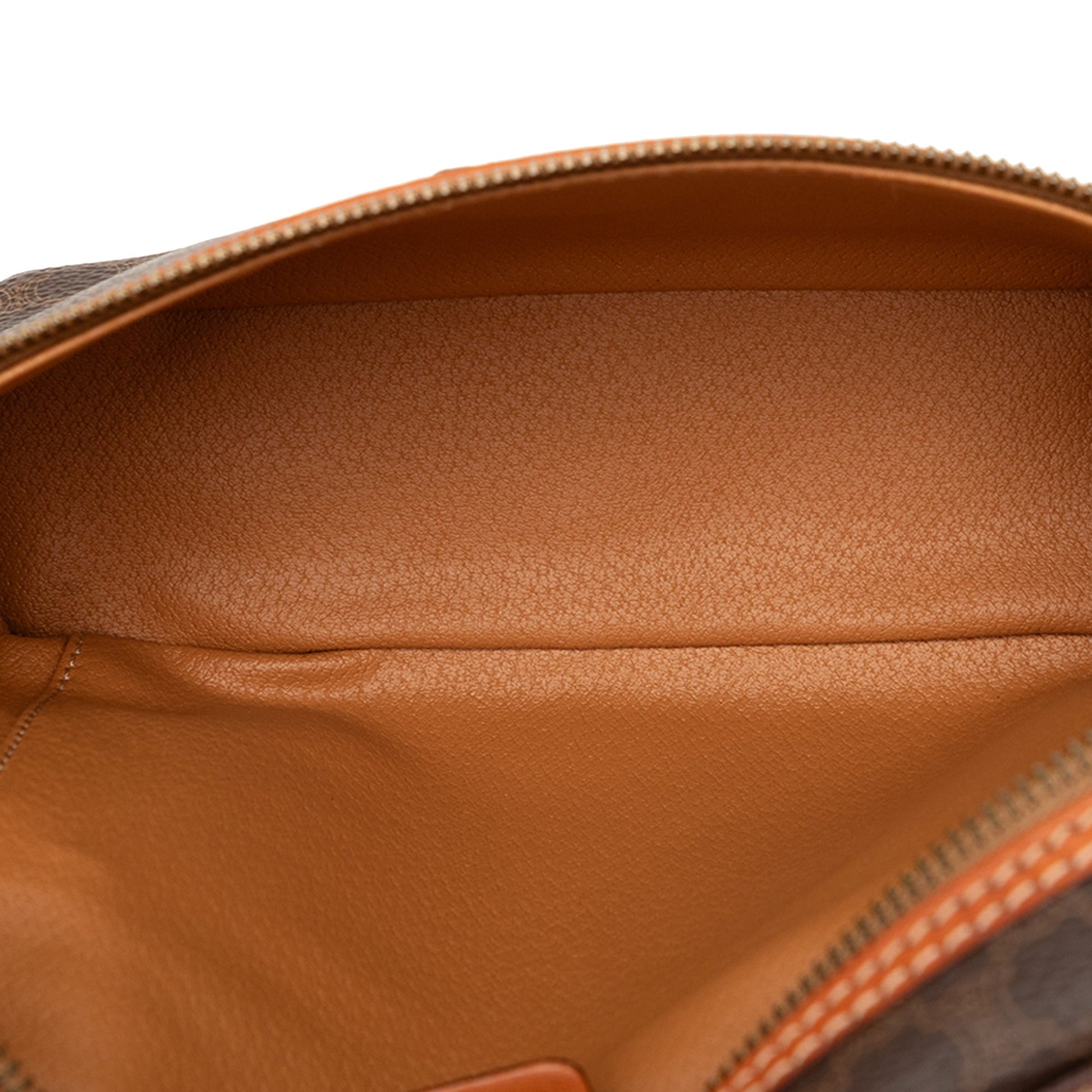 Celine Macadam Coated Canvas Vanity Bag