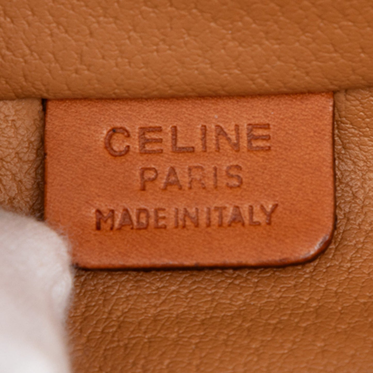 Celine Macadam Coated Canvas Vanity Bag
