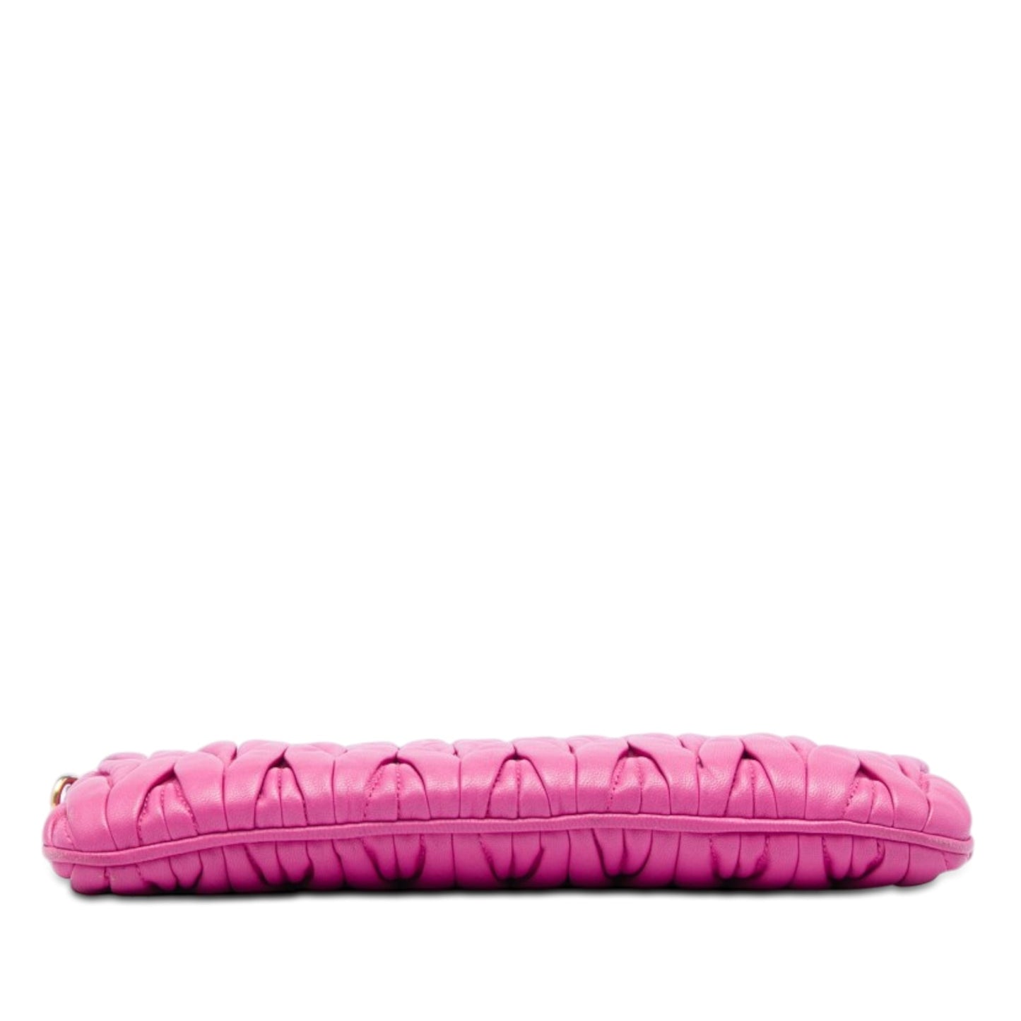 Miu Miu Matelasse Nappa Frame Clutch with Strap