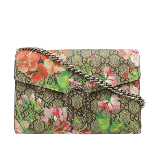 Gucci GG Supreme Blooms Dionysus Wallet on Chain