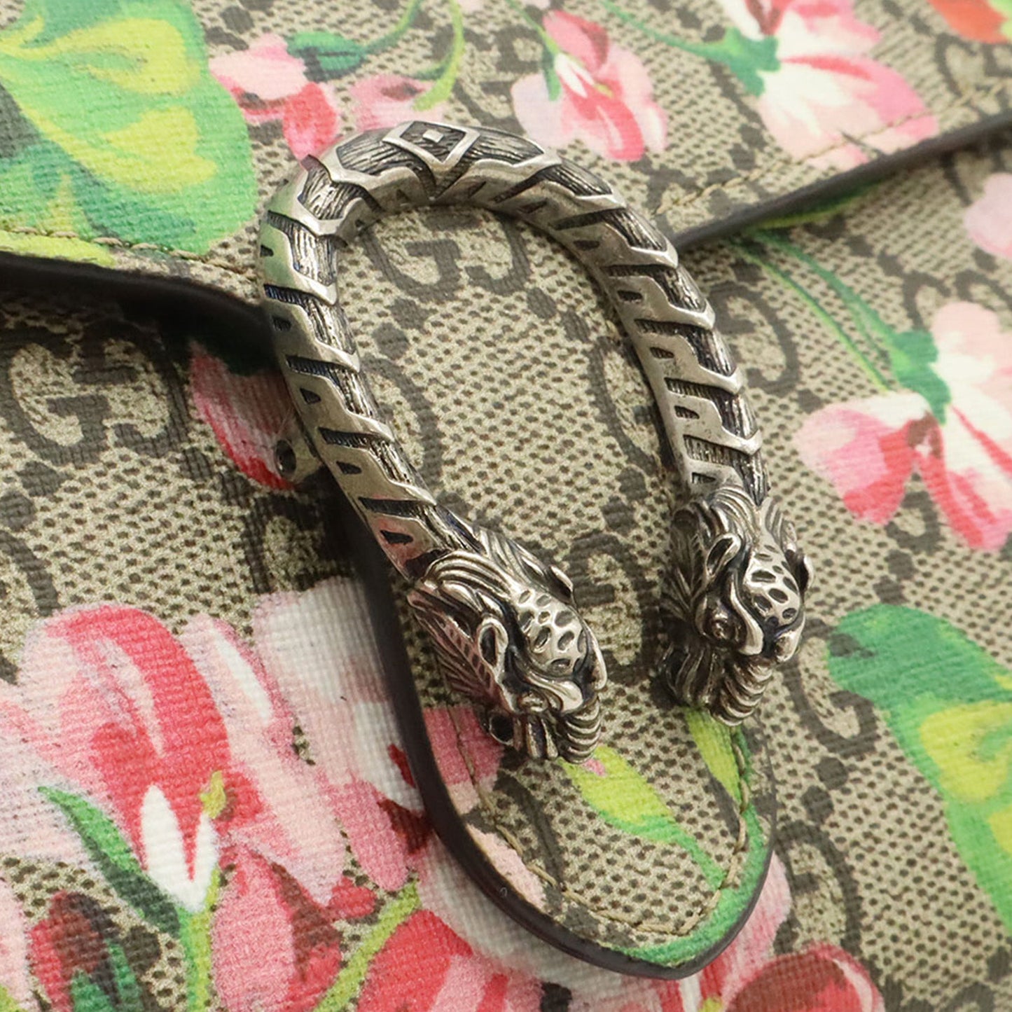 Gucci GG Supreme Blooms Dionysus Wallet on Chain