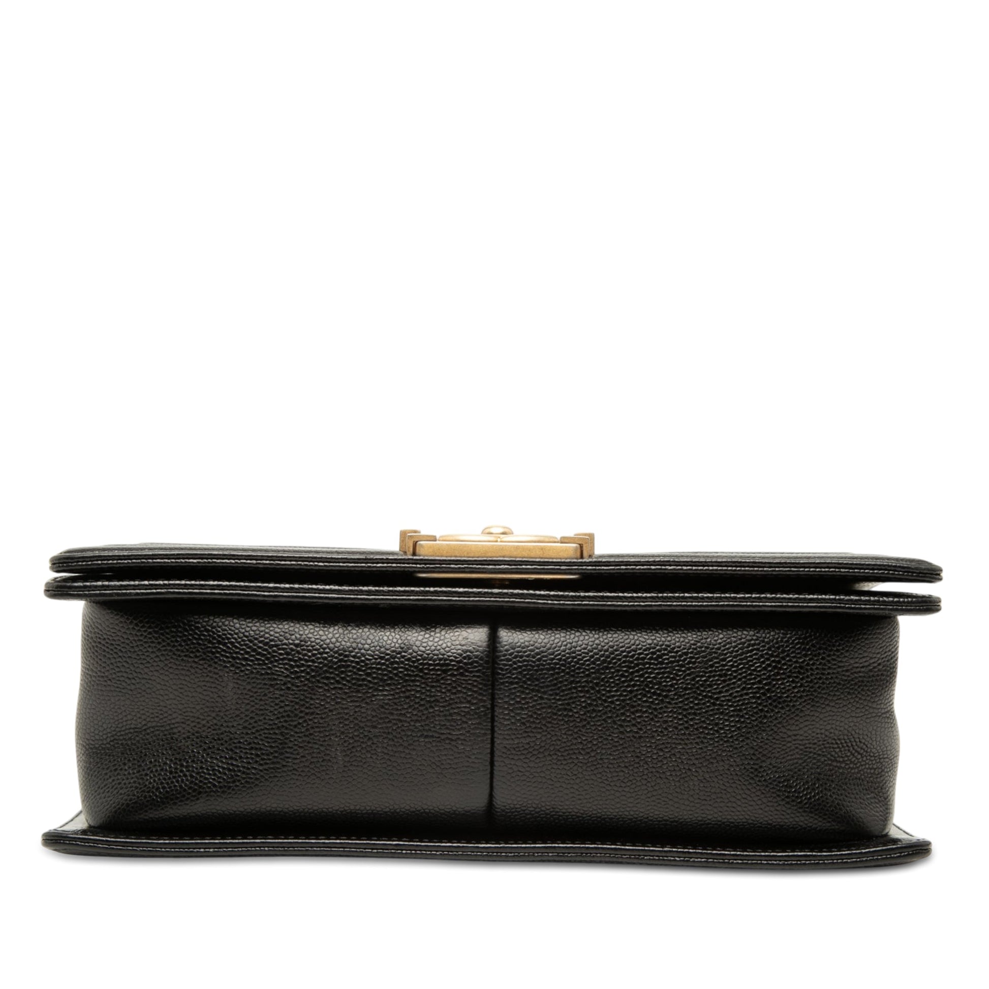 Chanel Old Medium Chevron Caviar Boy Flap