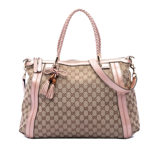 Gucci GG Canvas Bella Convertible Tote