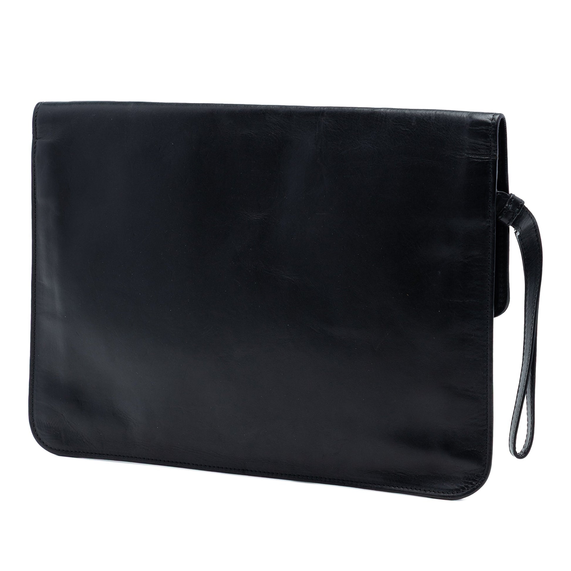 Bottega Veneta Leather Intrecciato Clutch