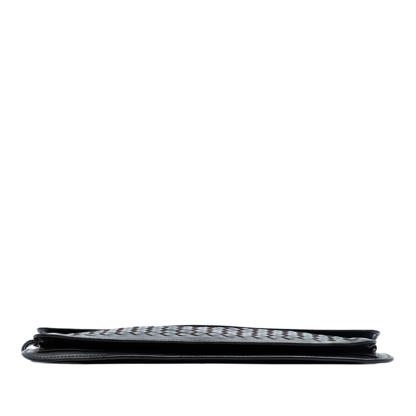 Bottega Veneta Leather Intrecciato Clutch