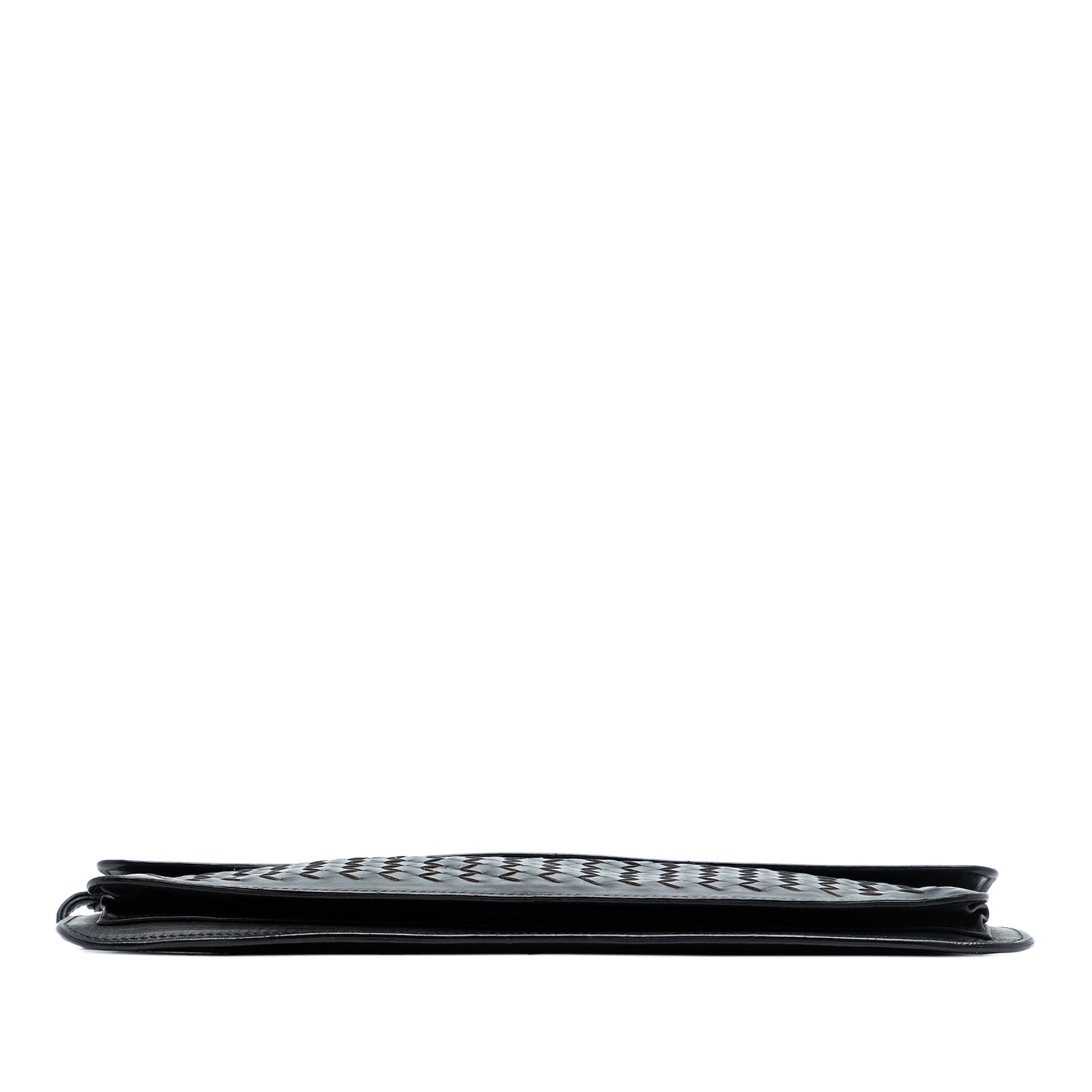 Bottega Veneta Leather Intrecciato Clutch