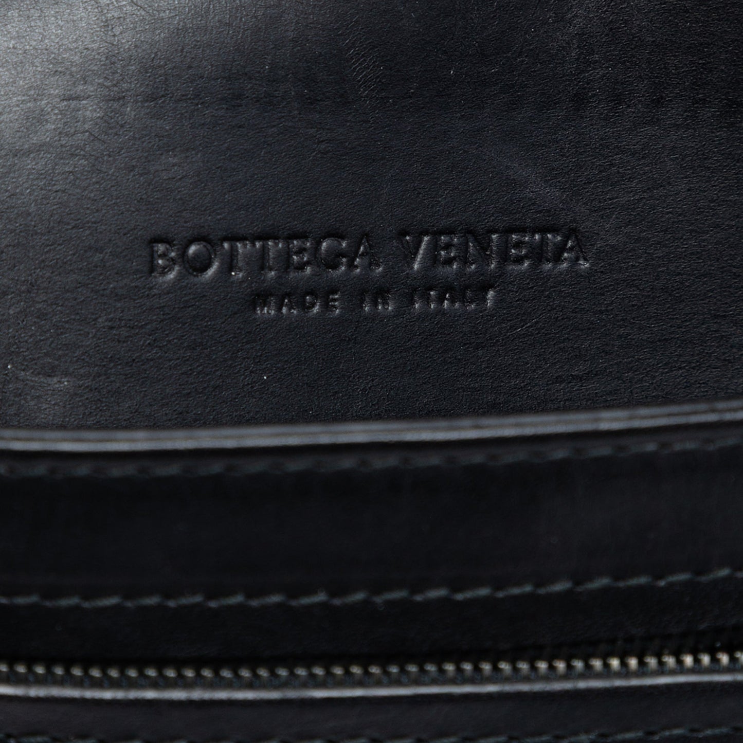 Bottega Veneta Leather Intrecciato Clutch