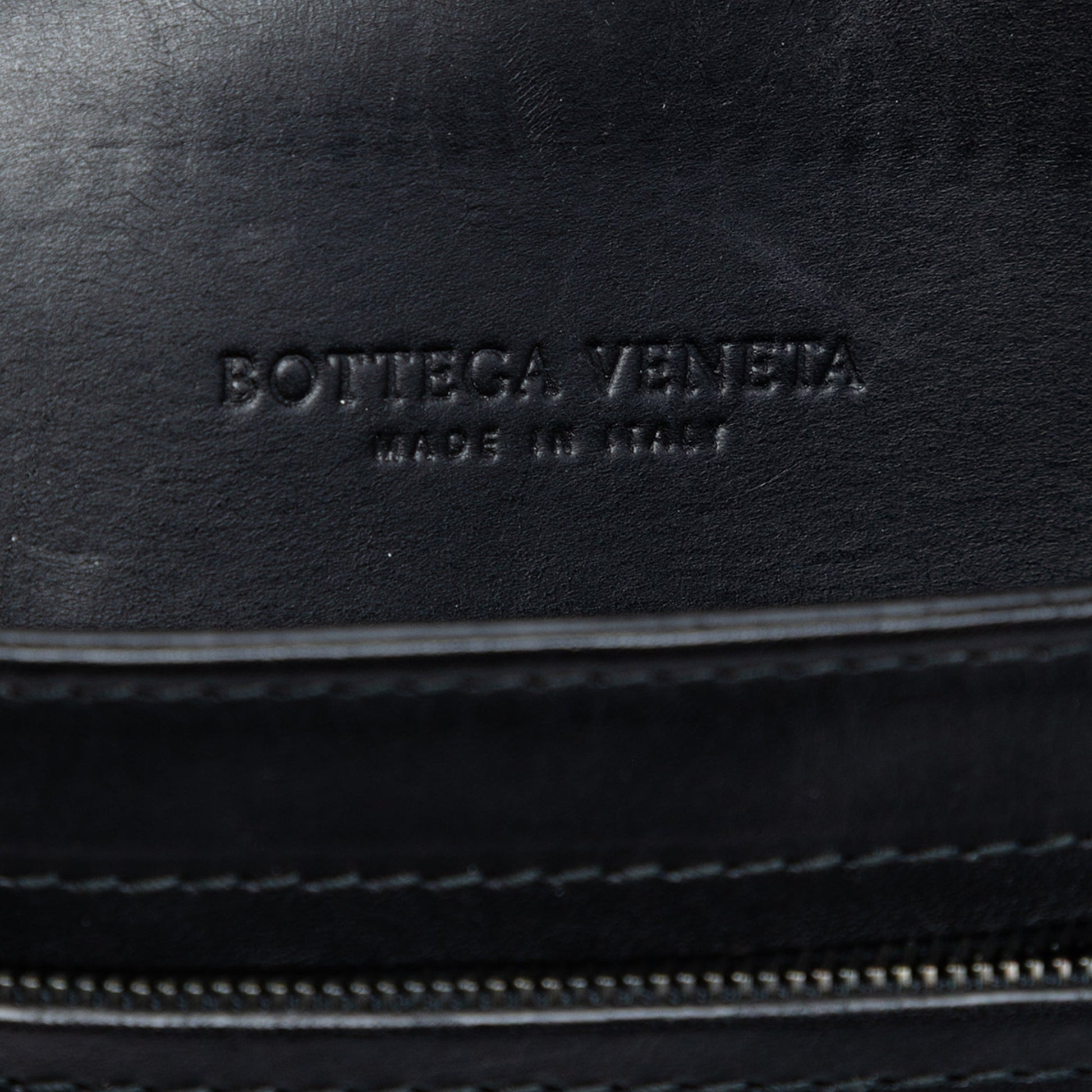 Bottega Veneta Leather Intrecciato Clutch