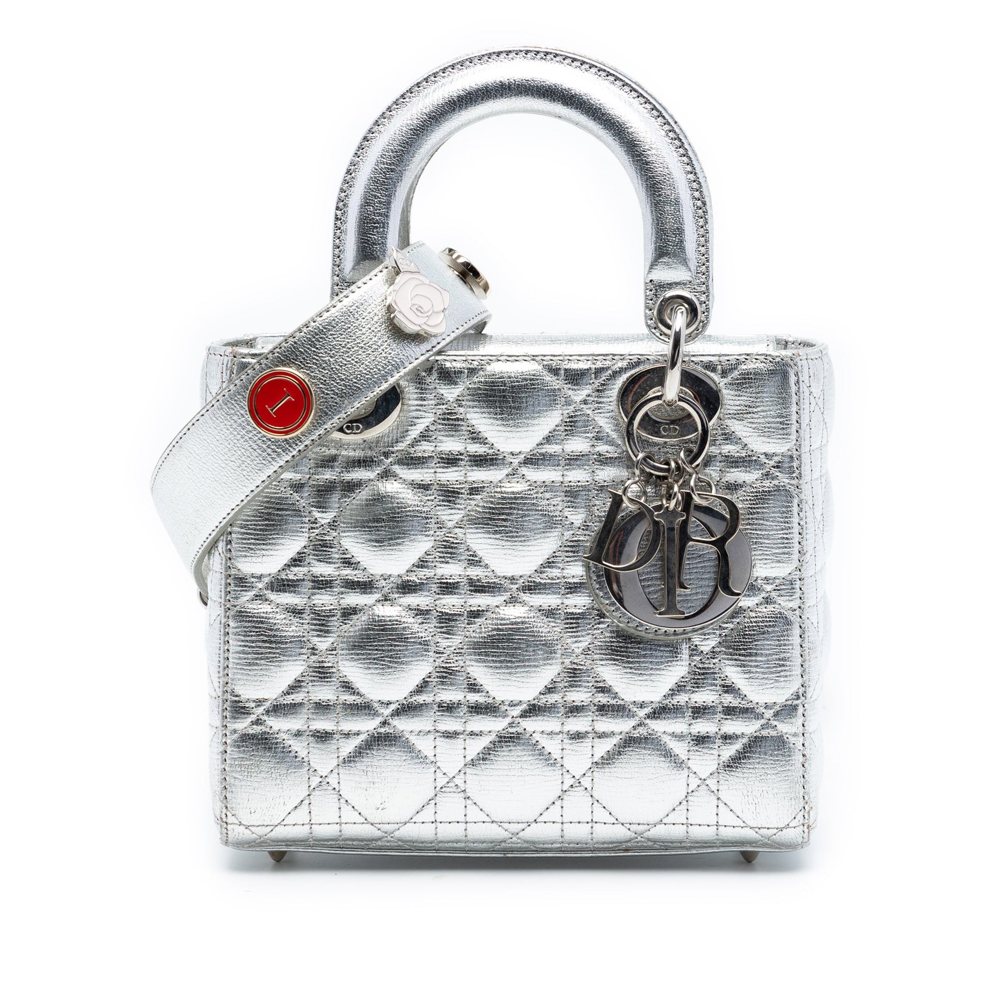 Small Metallic Lambskin Cannage My ABCDior Lady Dior