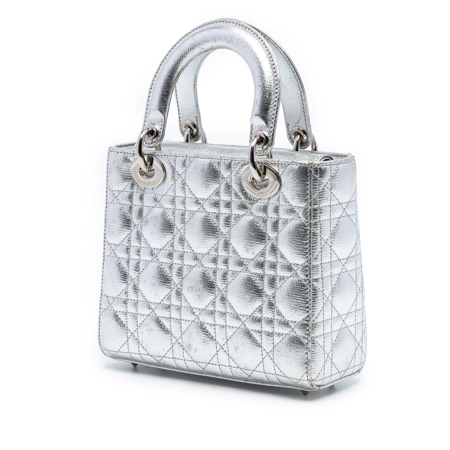 Small Metallic Lambskin Cannage My ABCDior Lady Dior