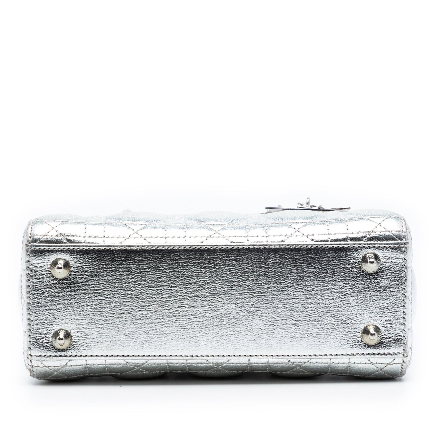 Small Metallic Lambskin Cannage My ABCDior Lady Dior