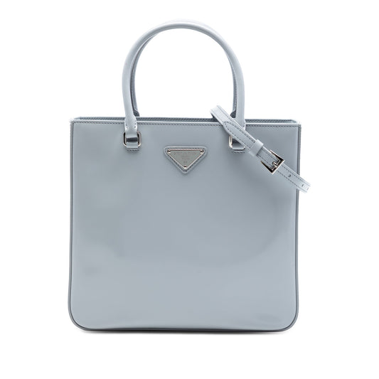 Prada Medium Spazzolato Leather Satchel