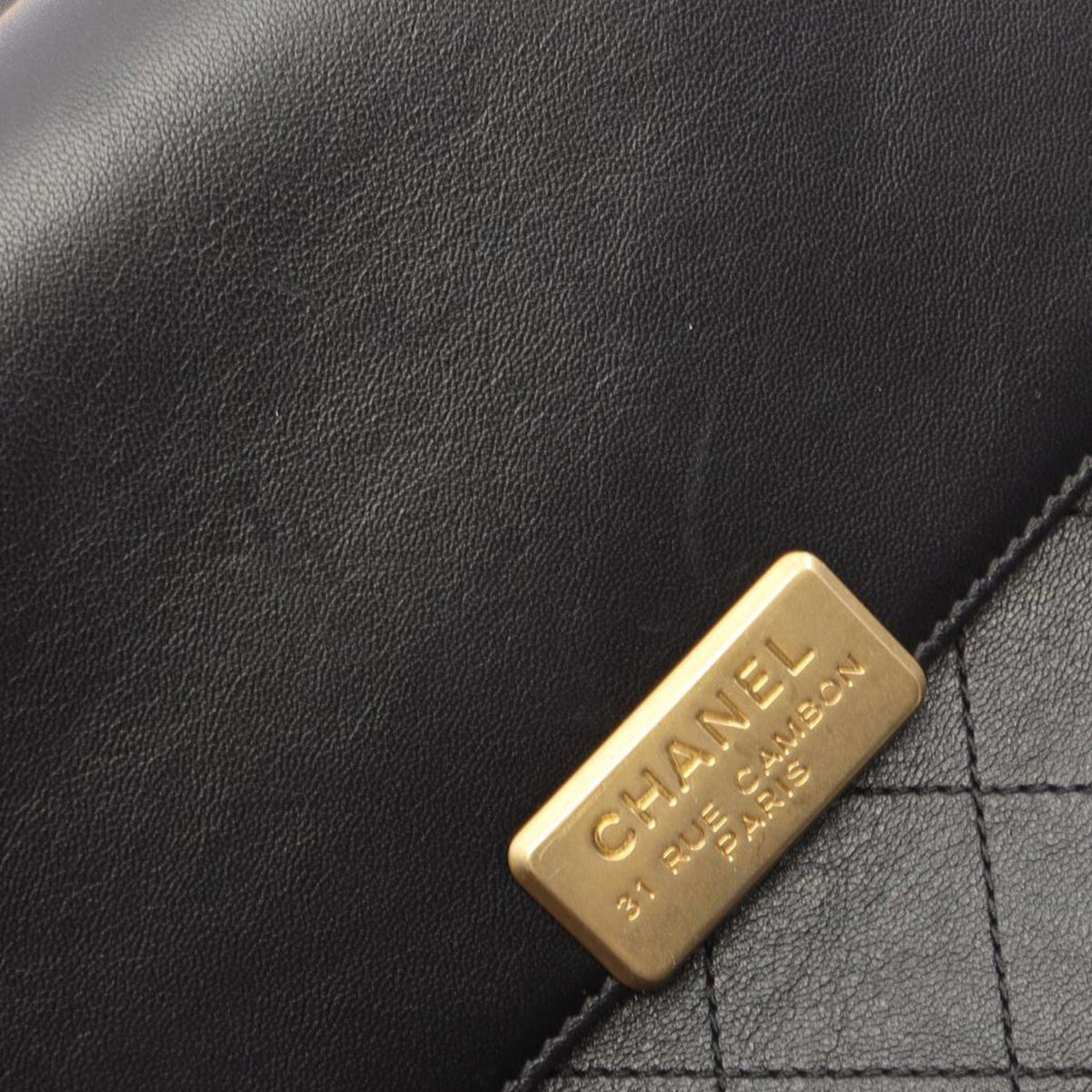 Chanel Medium Lambskin Stitched Coco Luxe Flap Bag