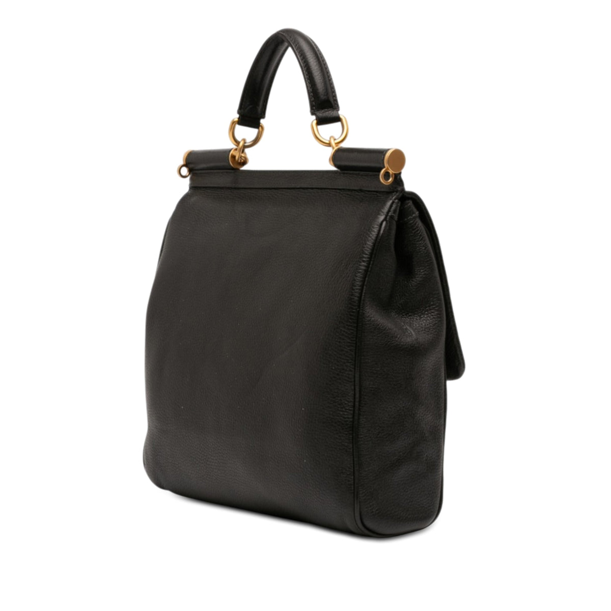 Dolce & Gabbana Calfskin Flat Sicily Satchel