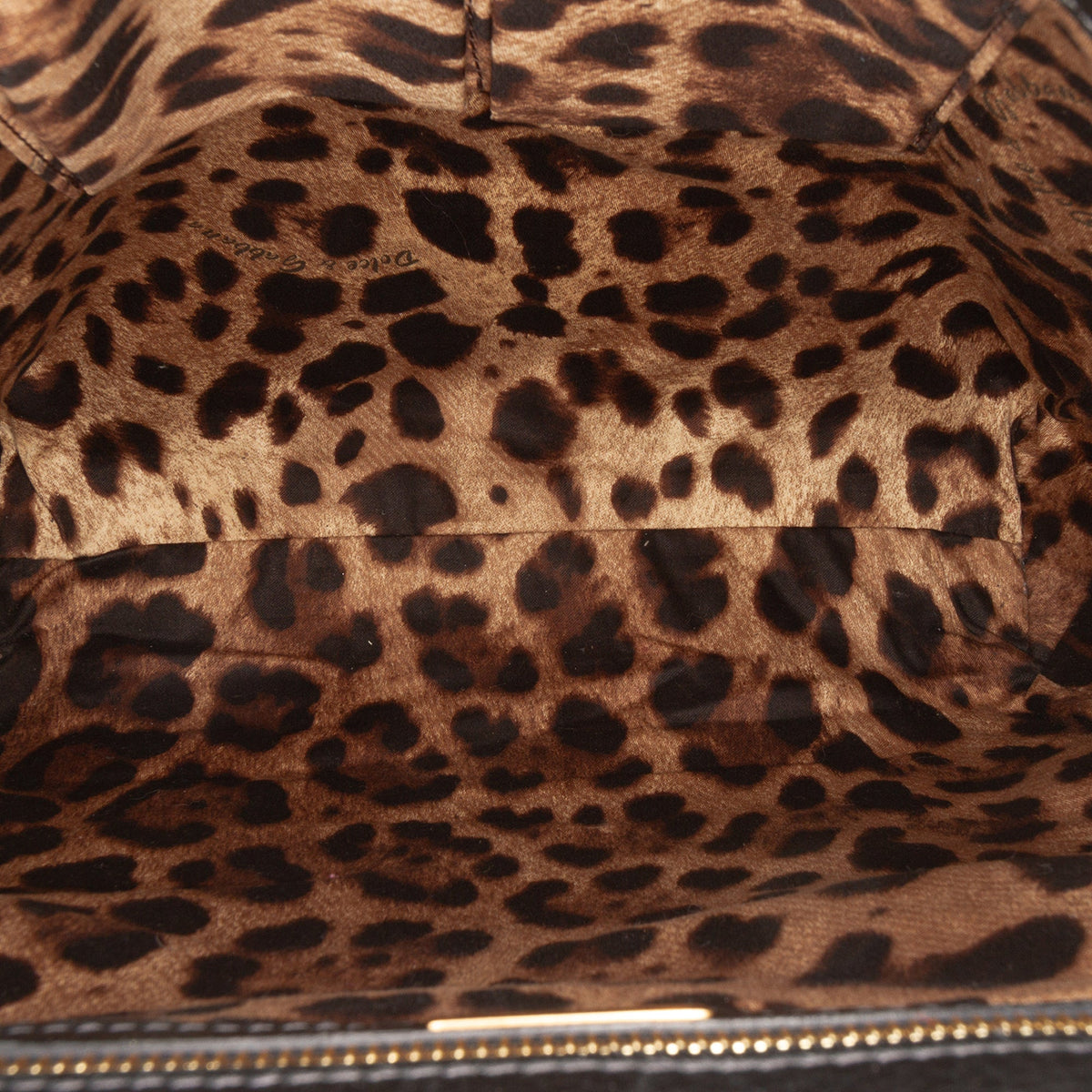 Dolce & Gabbana Calfskin Flat Sicily Satchel