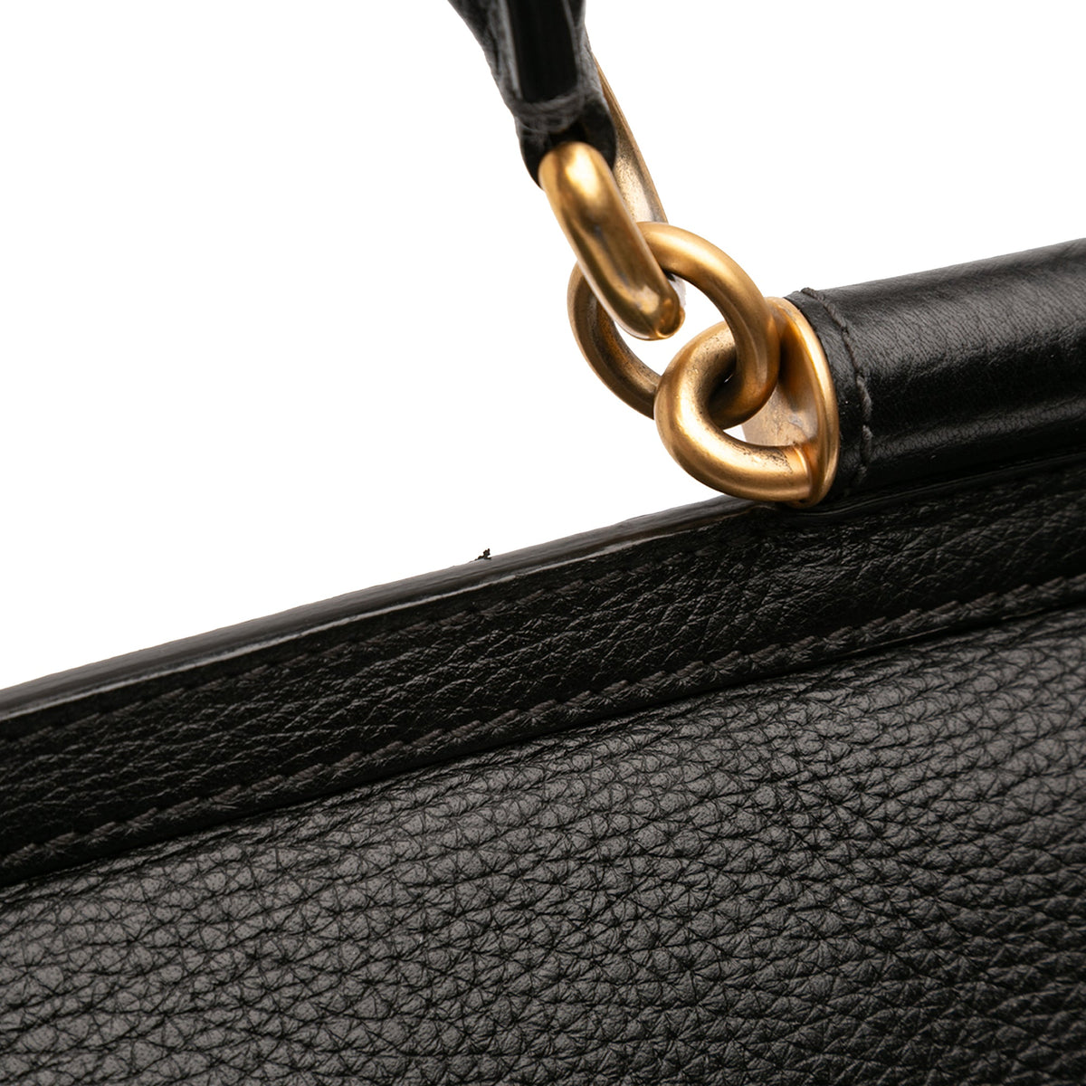 Dolce & Gabbana Calfskin Flat Sicily Satchel