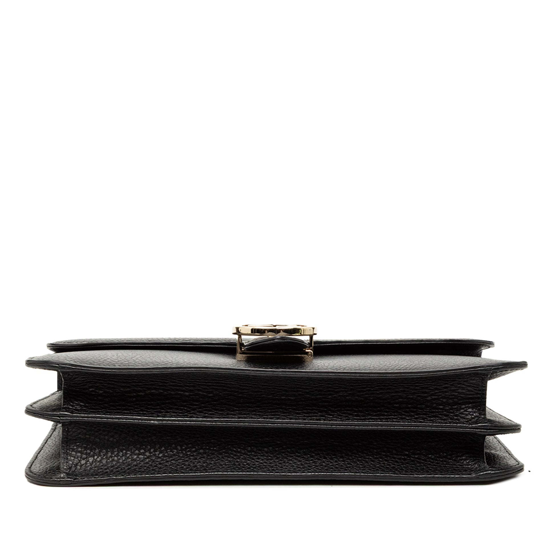 Medium Dollar Calfskin Interlocking G Crossbody