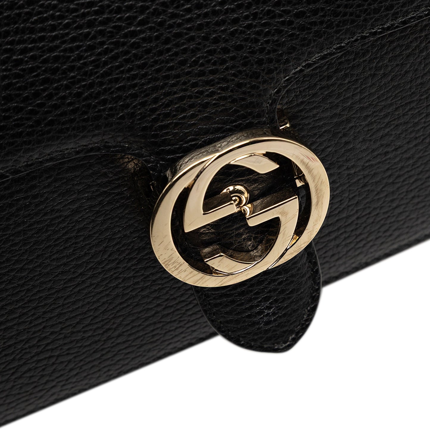 Medium Dollar Calfskin Interlocking G Crossbody