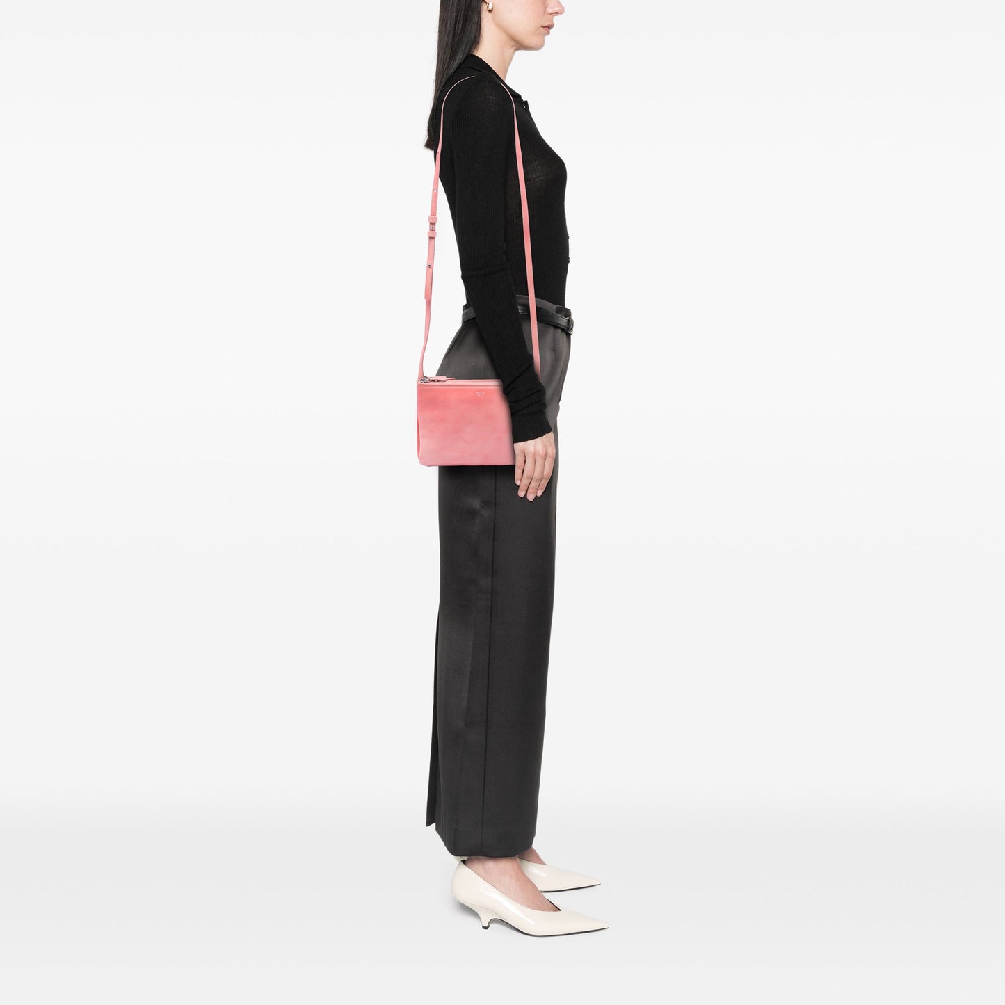 Celine Small Lambskin Trio Crossbody