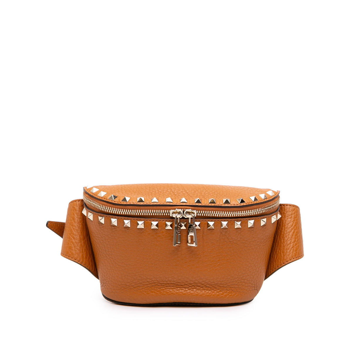 Valentino Grained Calfskin Rockstud Belt Bag
