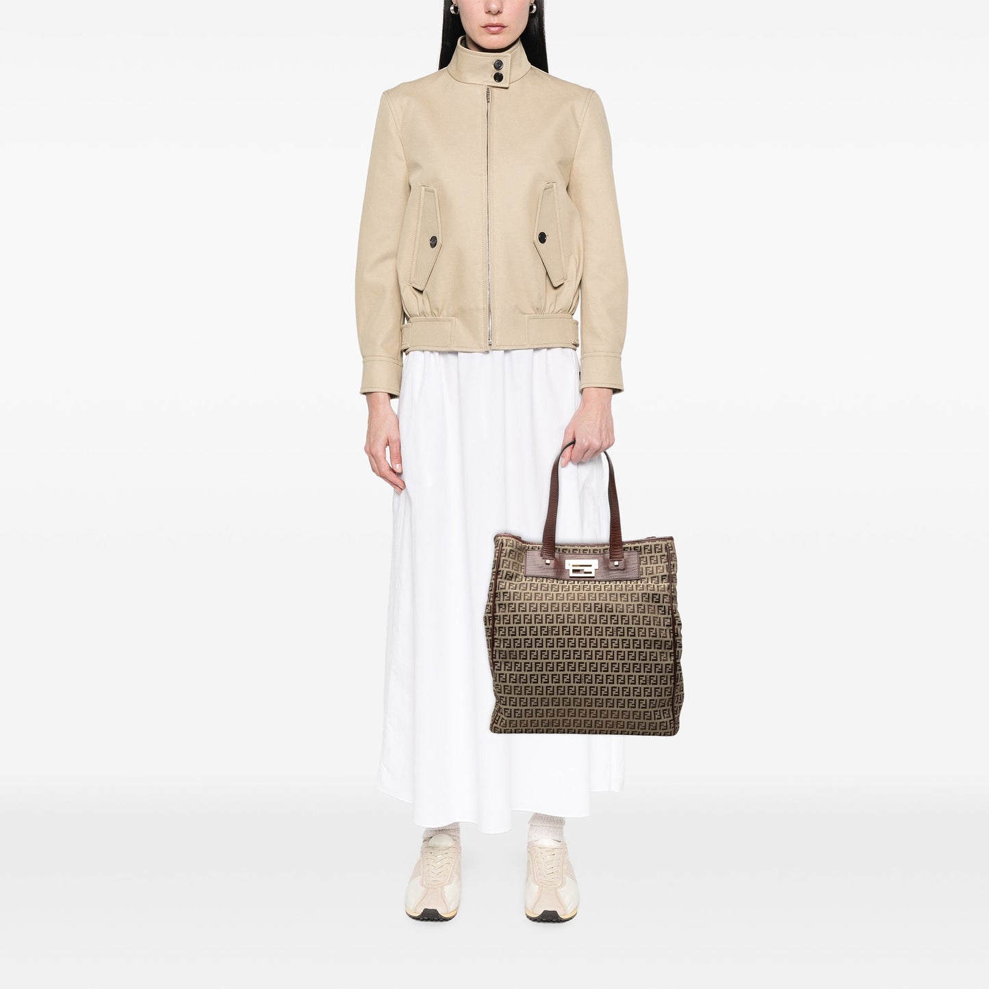 Fendi Zucchino Canvas Tote