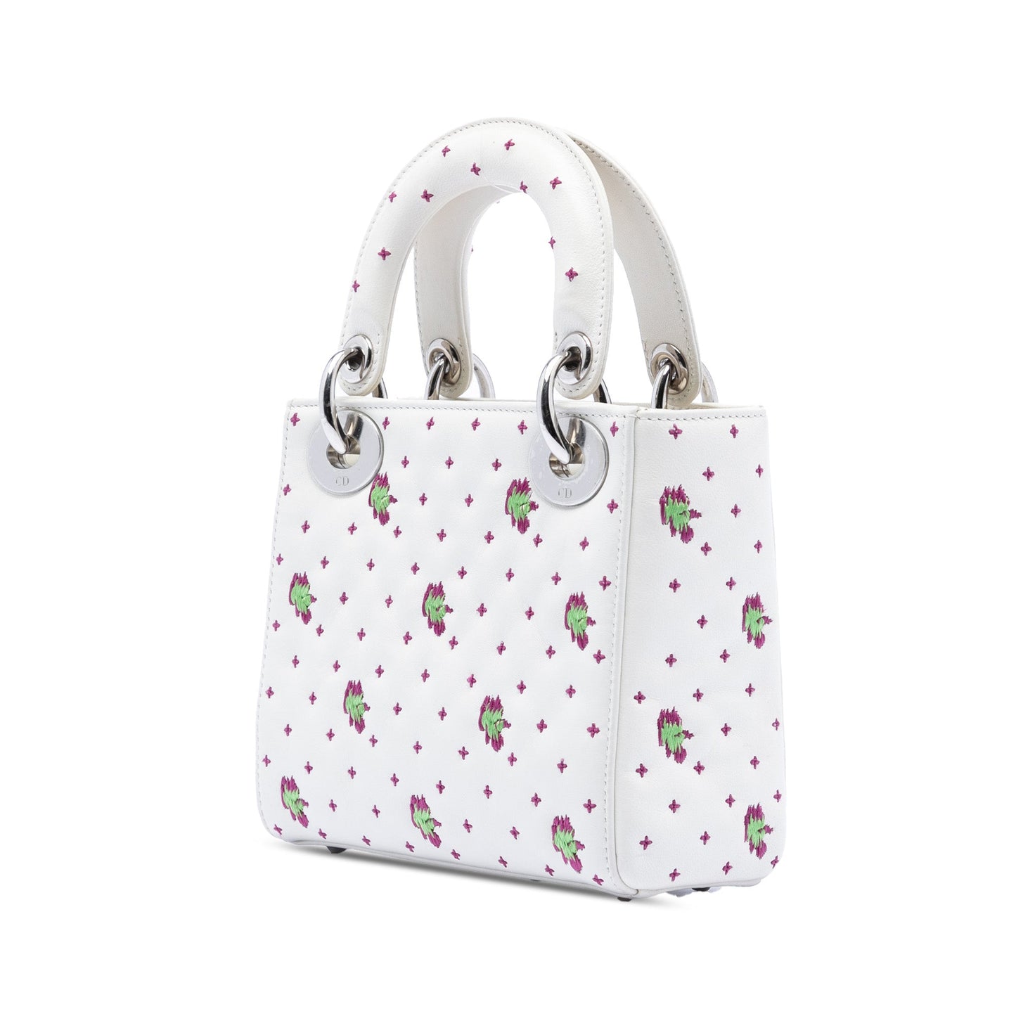 Dior Mini Embroidered Calfskin Lady Dior