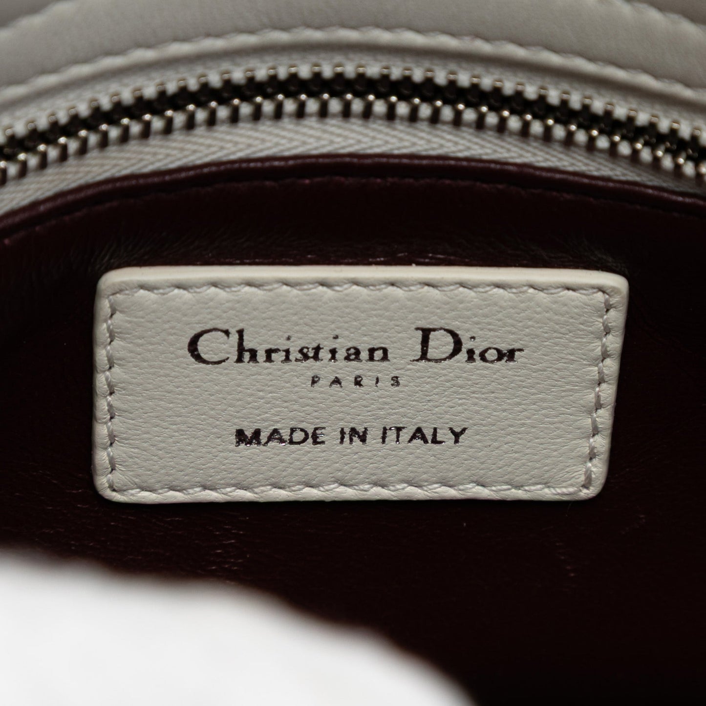 Dior Mini Embroidered Calfskin Lady Dior