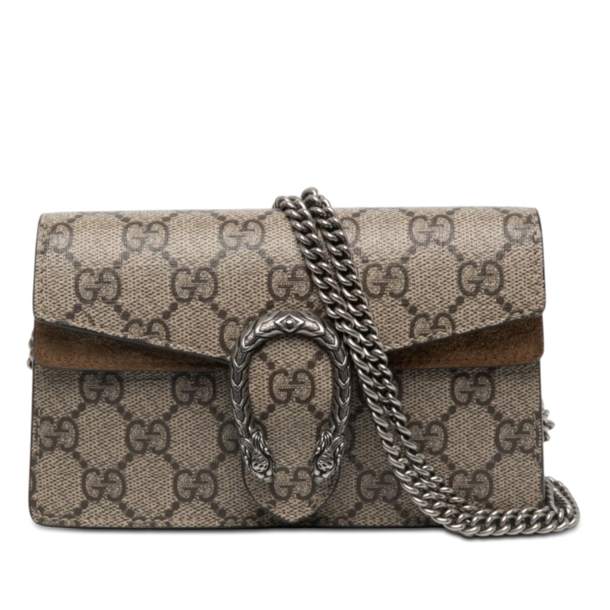 Gucci Mini GG Supreme Dionysus Crossbody — Beige