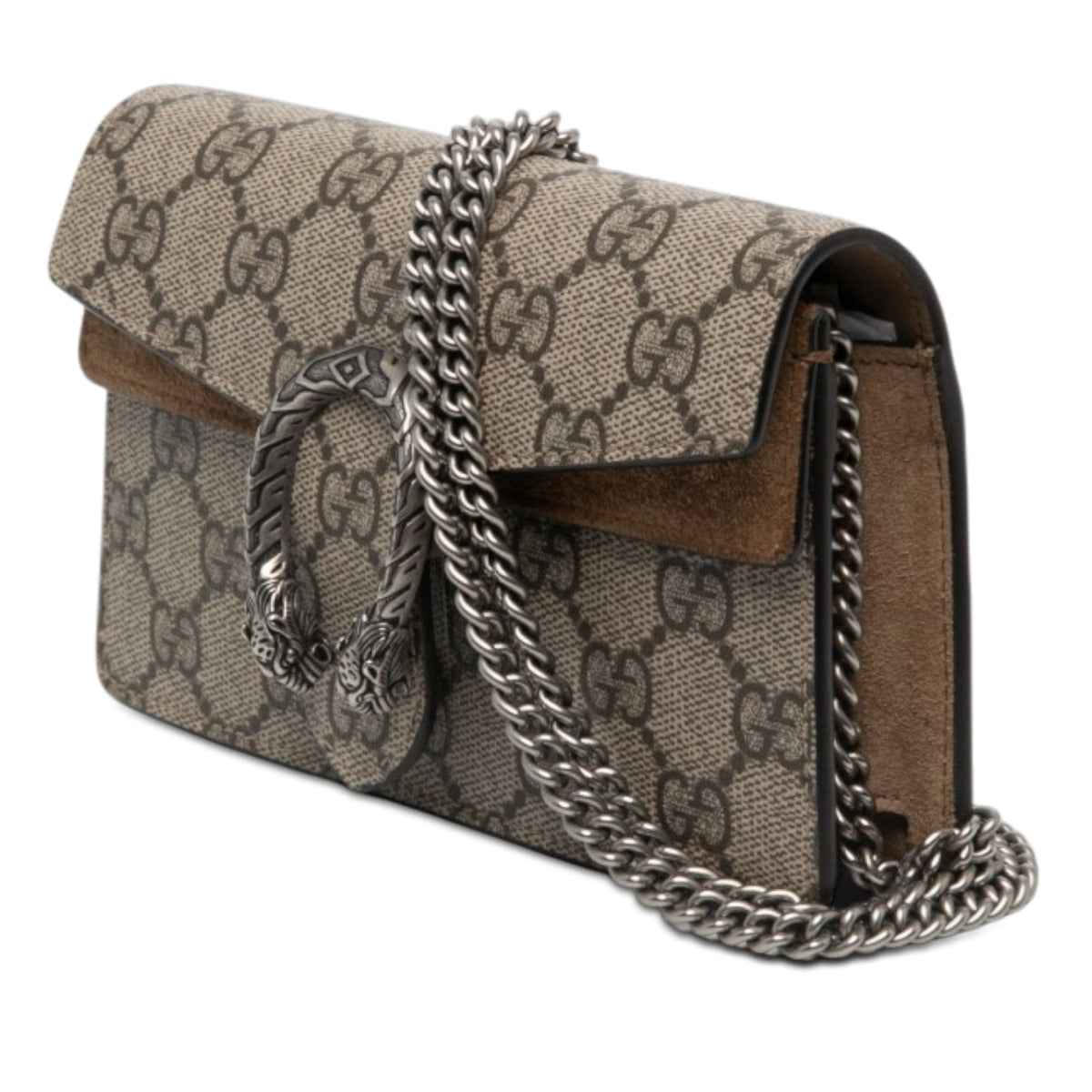 Gucci Mini GG Supreme Dionysus Crossbody — Beige