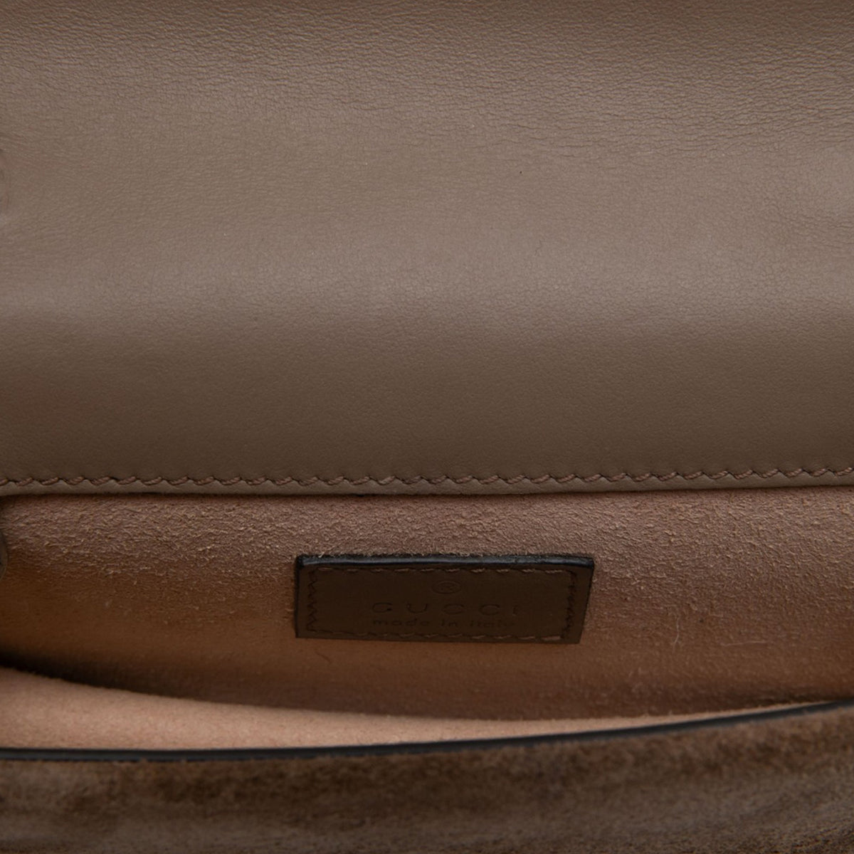 Gucci Mini GG Supreme Dionysus Crossbody — Beige