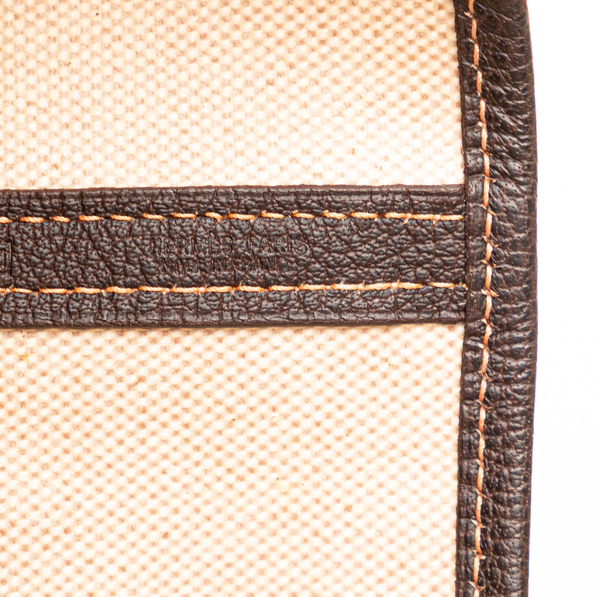 Hermès Toile and Buffalo Leather Garden File 37