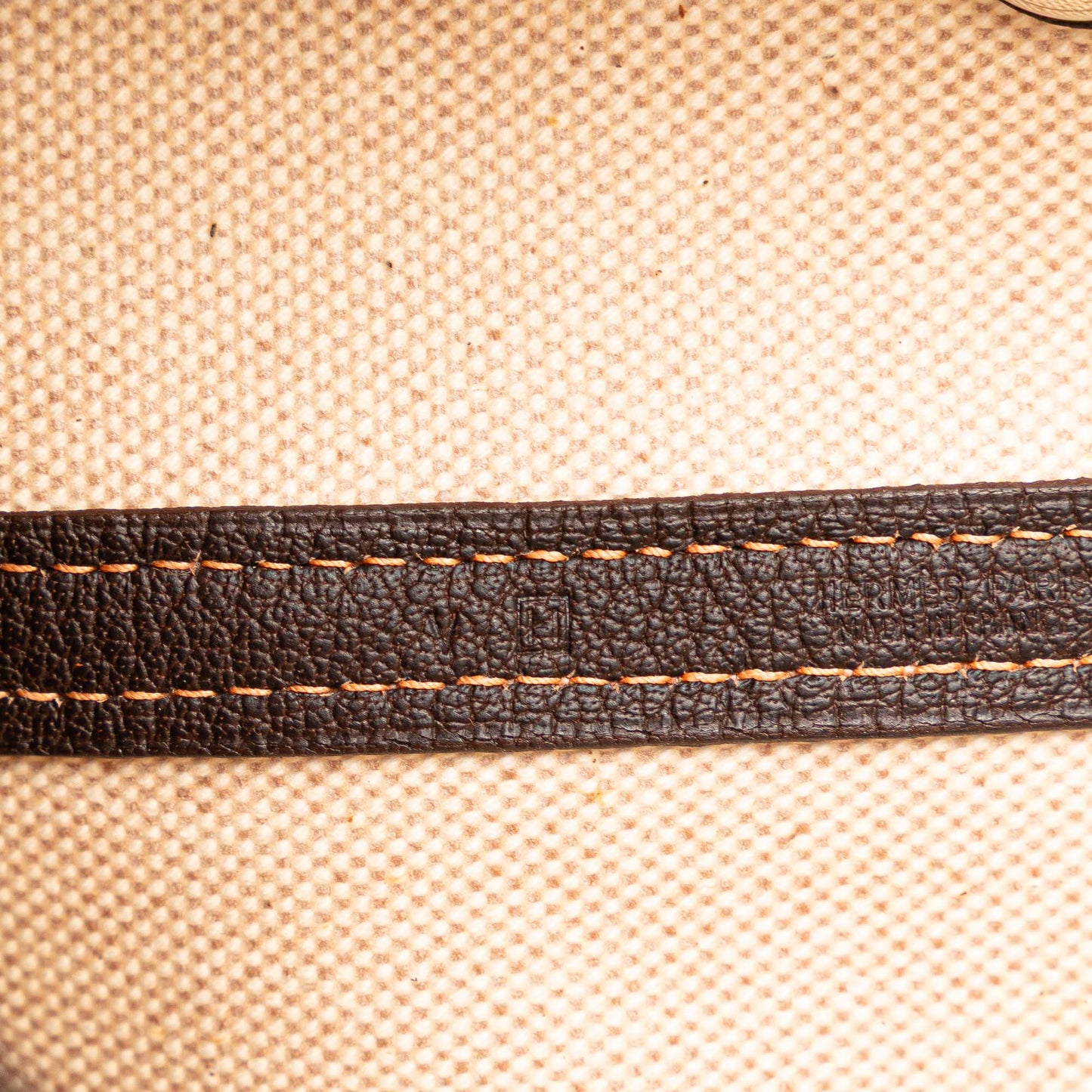 Hermès Toile and Buffalo Leather Garden File 37