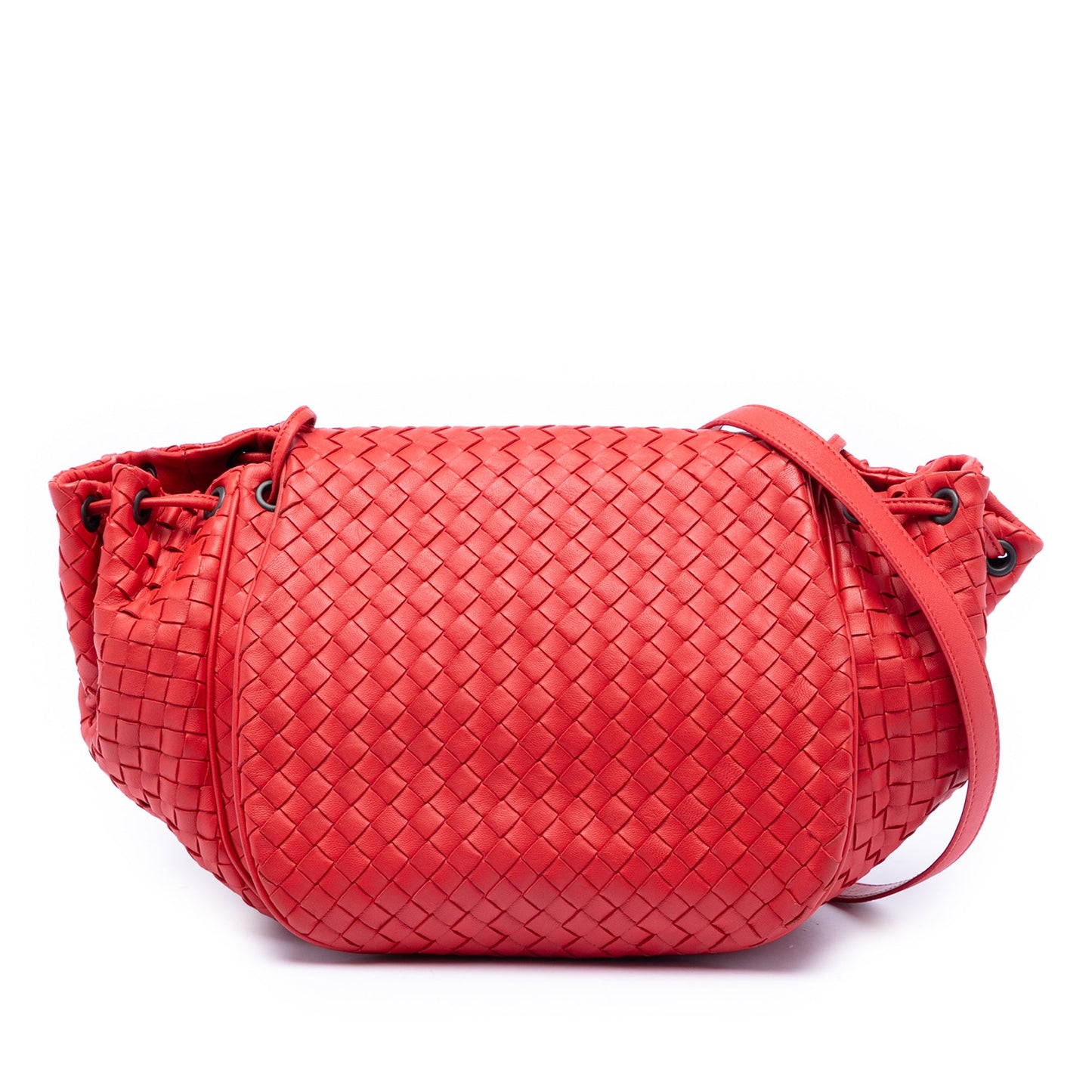 Bottega Veneta Nappa Intrecciato Flap Crossbody