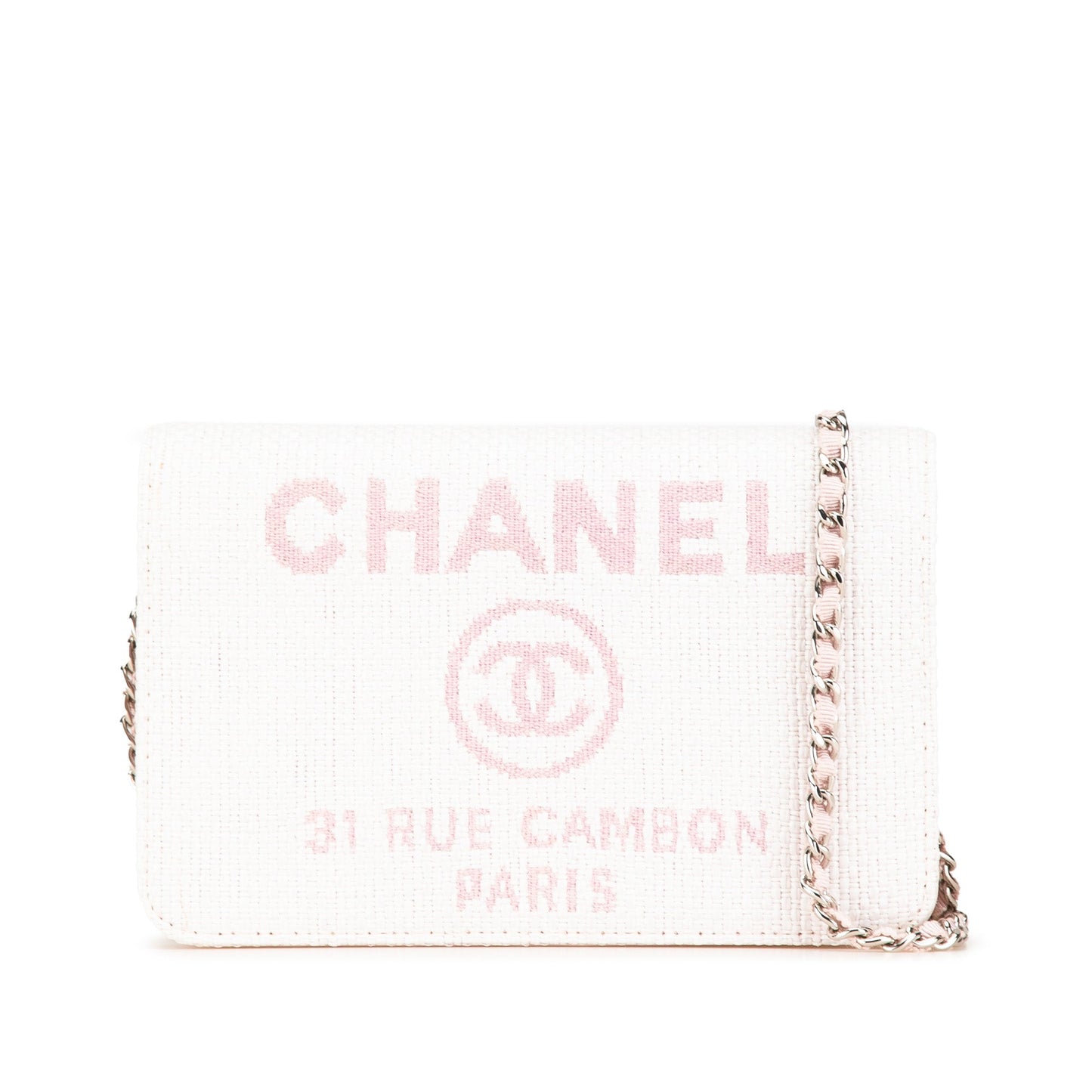 Chanel Canvas Deauville Wallet On Chain