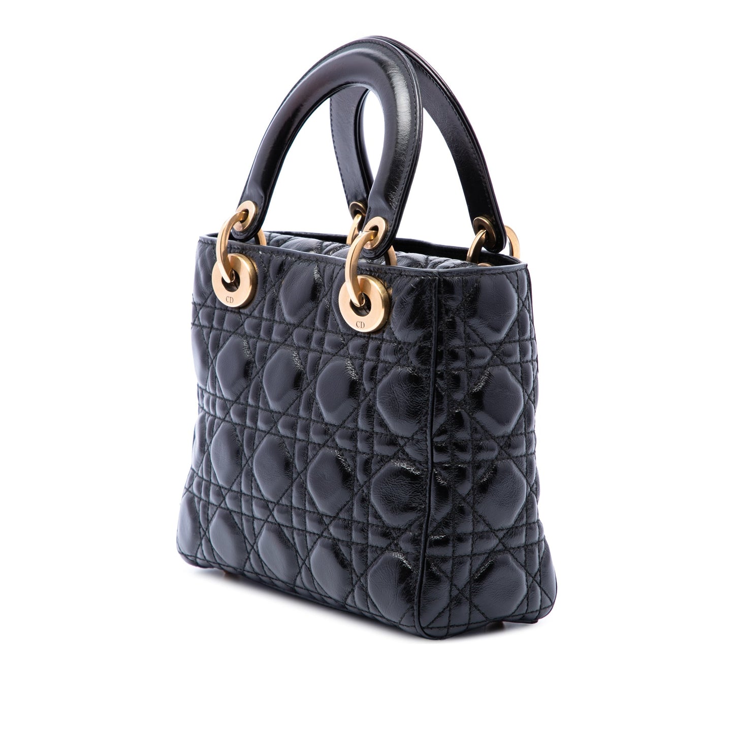 Dior Small Crinkled Patent Cannage My ABCDior Lady Dior