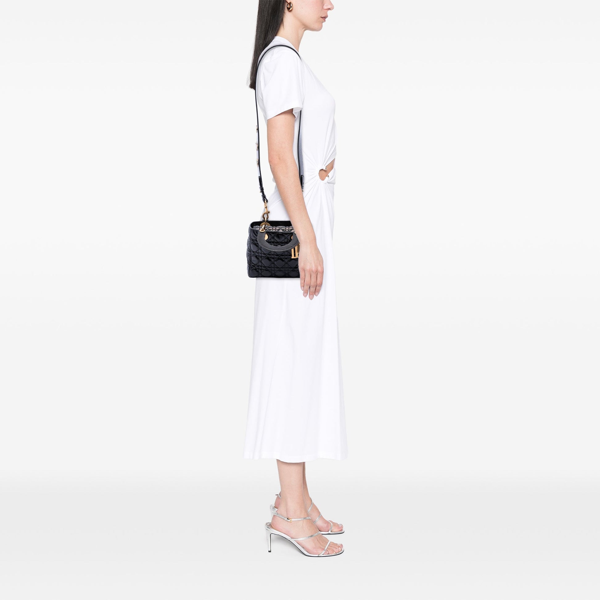 Dior Small Crinkled Patent Cannage My ABCDior Lady Dior