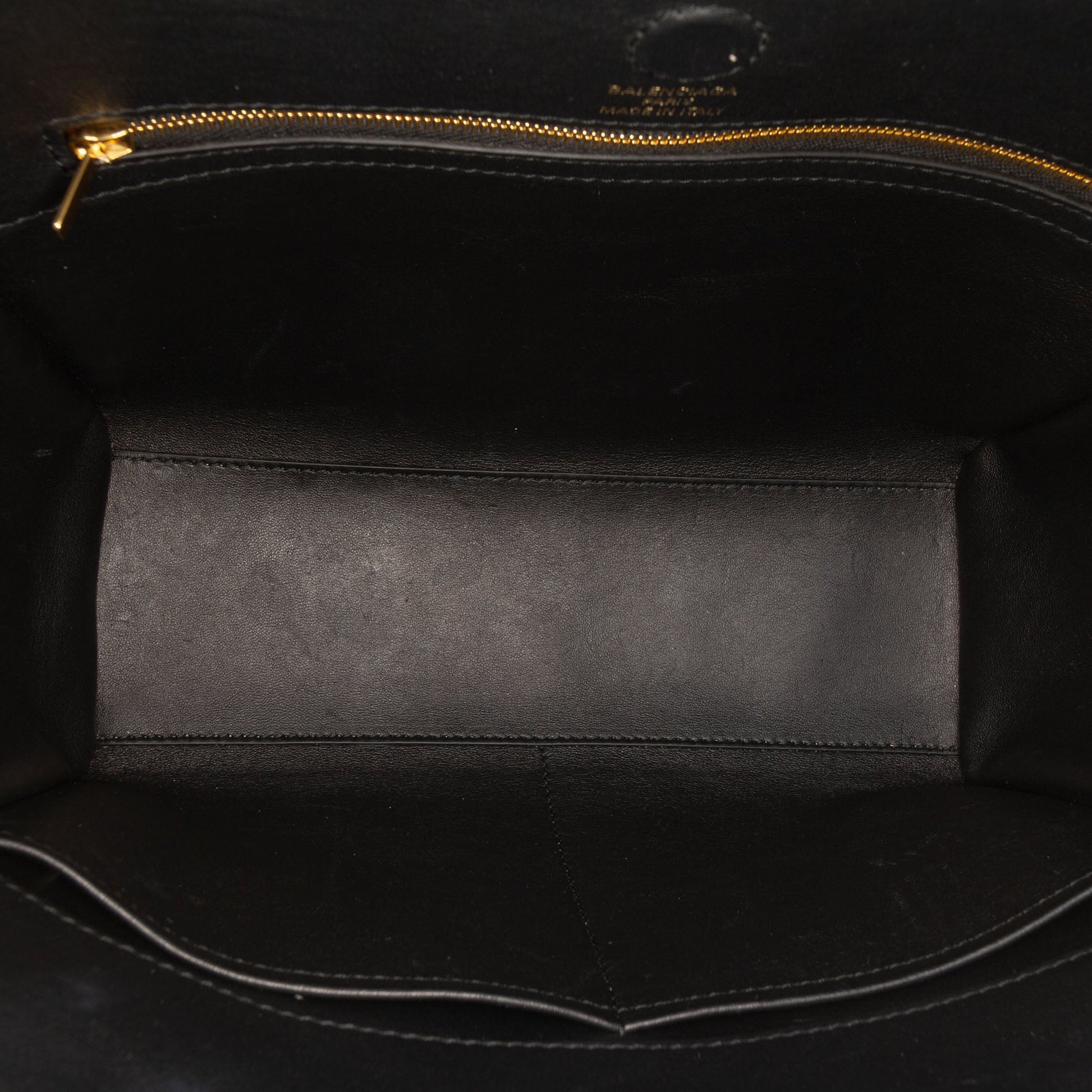 Balenciaga Mini Smooth Calfskin Hampton Carry All Satchel