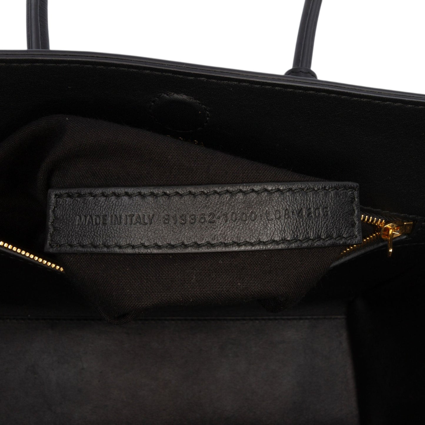 Balenciaga Mini Smooth Calfskin Hampton Carry All Satchel