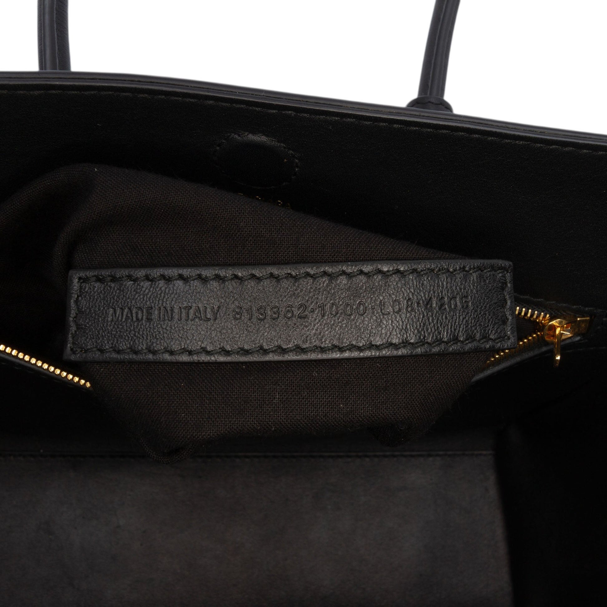 Balenciaga Mini Smooth Calfskin Hampton Carry All Satchel