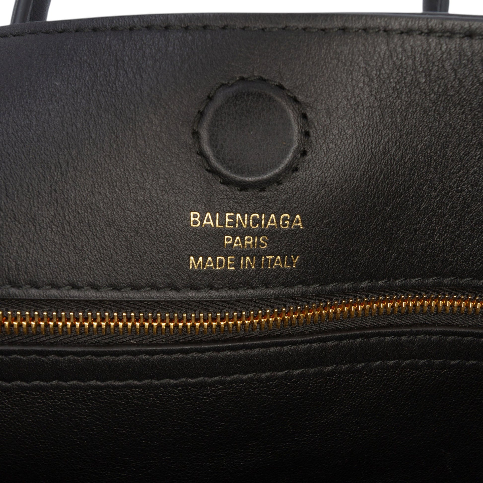 Balenciaga Mini Smooth Calfskin Hampton Carry All Satchel